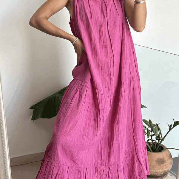 Vestido Grecia Rosa
